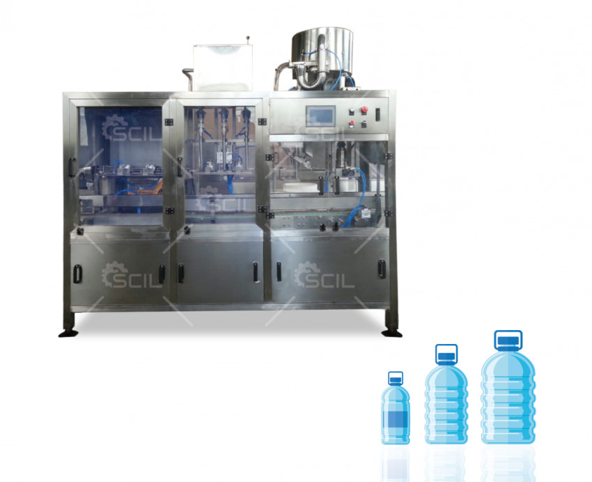 3L - 12L washing, filling and capping machine 700bph
